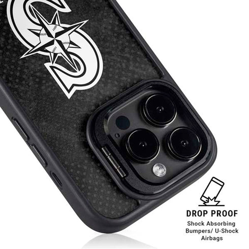 MLB Seattle Mariners Dark Wash iPhone 14 Pro Kickstand Case